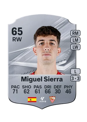 Miguel Sierra - 65 - Rare EA FC 27 card