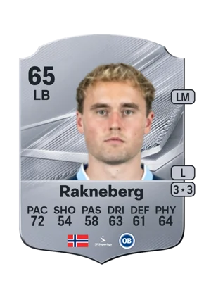 Rakneberg - 65 - Rare EA FC 27 card