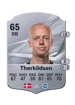 Therkildsen - 65 - Rare EA FC 27 card