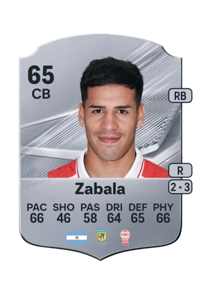 Zabala - 65 - Rare EA FC 27 card