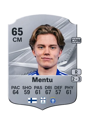 Mentu - 65 - Rare EA FC 27 card