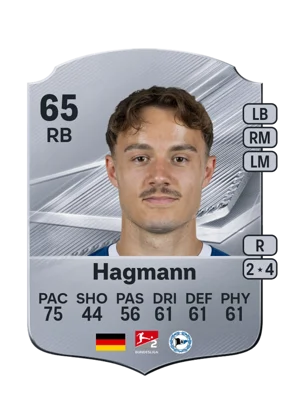 Hagmann - 65 - Rare EA FC 27 card