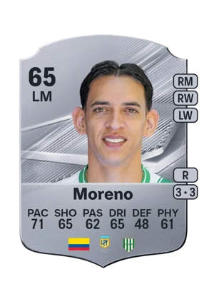 Moreno - 65 - Rare EA FC 27 card