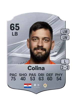 Čolina - 65 - Rare EA FC 27 card