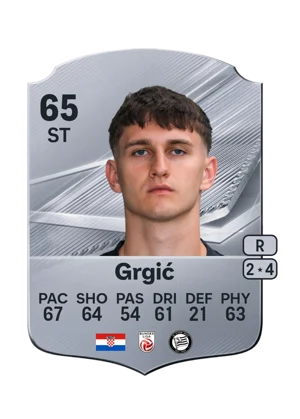Grgić - 65 - Rare EA FC 27 card