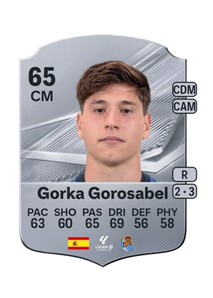 Gorka Gorosabel - 65 - Rare EA FC 27 card
