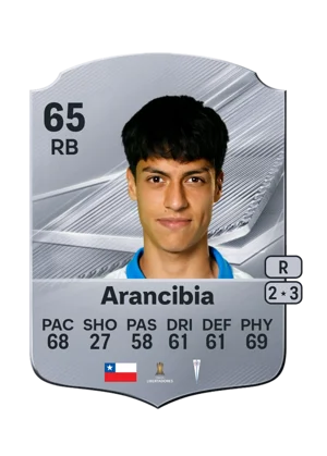 Arancibia - 65 - Rare EA FC 27 card