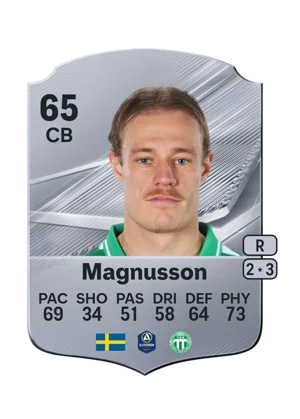 Magnusson - 65 - Rare EA FC 27 card