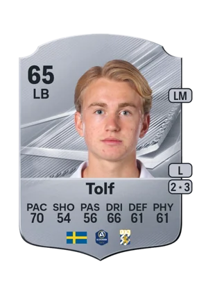 Tolf - 65 - Rare EA FC 27 card