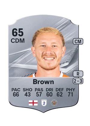 Brown - 65 - Rare EA FC 27 card
