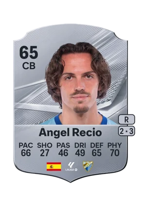 Ángel Recio - 65 - Rare EA FC 27 card