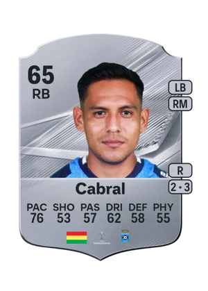 Cabral - 65 - Rare EA FC 27 card