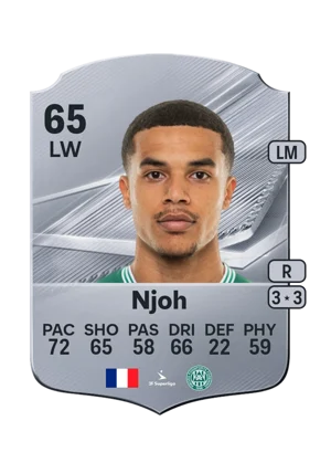Njoh - 65 - Rare EA FC 27 card