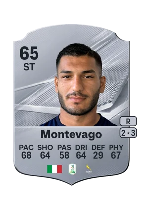 Montevago - 65 - Rare EA FC 27 card