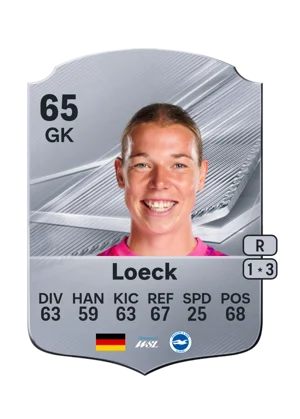 Loeck - 65 - Rare EA FC 27 card