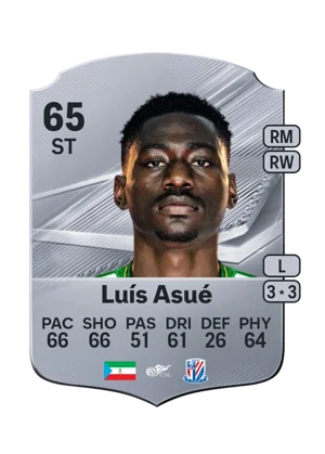 Luís Asué - 65 - Rare EA FC 27 card