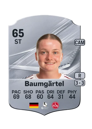 Baumgärtel - 65 - Rare EA FC 27 card