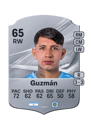 Guzmán - 65 - Rare EA FC 27 card