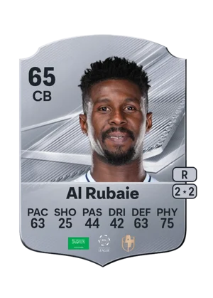 Al Rubaie - 65 - Rare EA FC 27 card