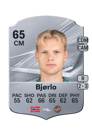 Bjørlo - 65 - Rare EA FC 27 card
