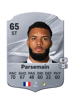Parsemain - 65 - Rare EA FC 27 card