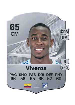 Viveros - 65 - Rare EA FC 27 card