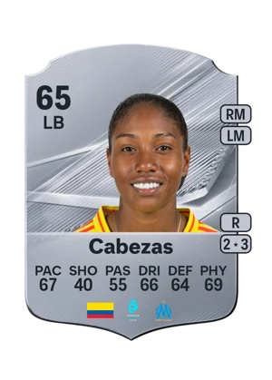 Cabezas - 65 - Rare EA FC 27 card