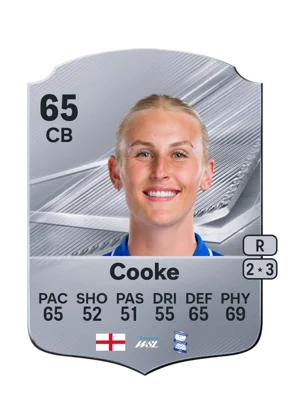 Cooke - 65 - Rare EA FC 27 card