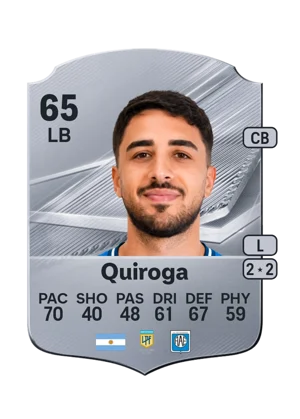 Quiroga - 65 - Rare EA FC 27 card
