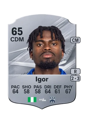 Igor - 65 - Rare EA FC 27 card