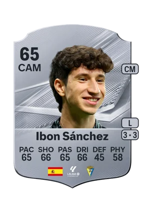 Ibon Sánchez - 65 - Rare EA FC 27 card