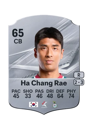 Ha Chang Rae - 65 - Rare EA FC 27 card