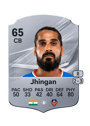 Jhingan - 65 - Rare EA FC 27 card