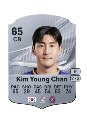 Kim Young Chan - 65 - Rare EA FC 27 card