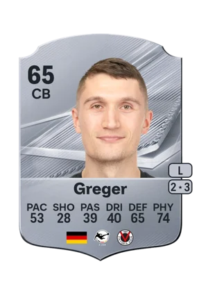 Greger - 65 - Rare EA FC 27 card