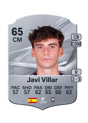 Javi Villar - 65 - Rare EA FC 27 card