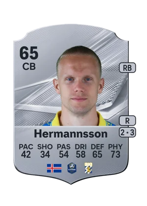 Hermannsson - 65 - Rare EA FC 27 card