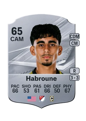 Habroune - 65 - Rare EA FC 27 card