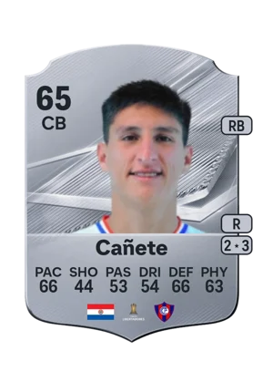 Cañete - 65 - Rare EA FC 27 card