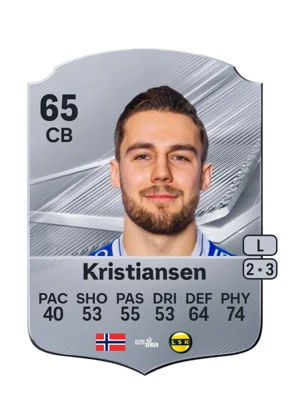 Kristiansen - 65 - Rare EA FC 27 card
