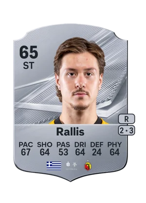 Rallis - 65 - Rare EA FC 27 card