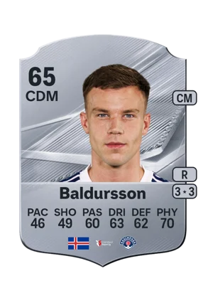 Baldursson - 65 - Rare EA FC 27 card