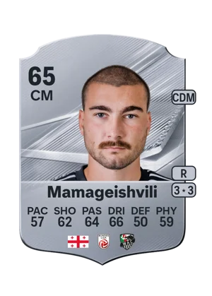 Mamageishvili - 65 - Rare EA FC 27 card