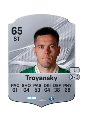 Troyansky - 65 - Rare EA FC 27 card