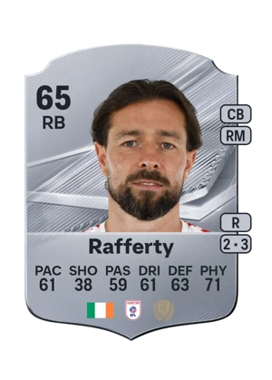 Rafferty - 65 - Rare EA FC 27 card