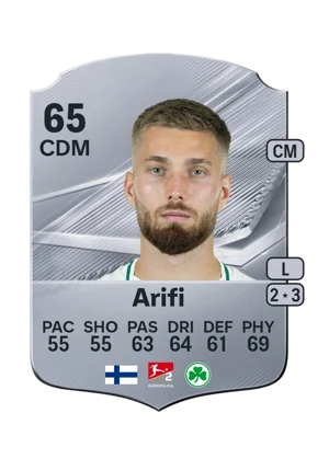 Arifi - 65 - Rare EA FC 27 card