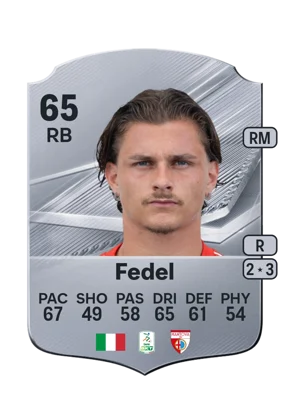 Fedel - 65 - Rare EA FC 27 card