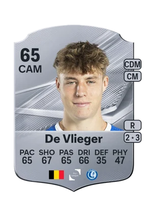 De Vlieger - 65 - Rare EA FC 27 card