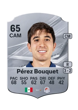 Pérez Bouquet - 65 - Rare EA FC 27 card