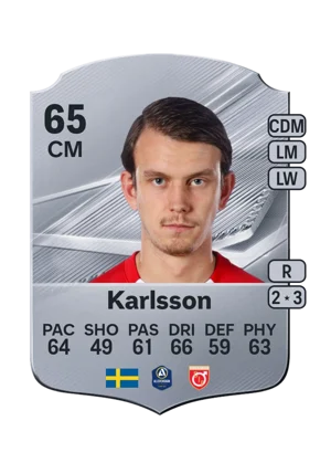 Karlsson - 65 - Rare EA FC 27 card